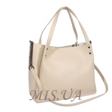 Женская сумка МIС 35659 бежевая