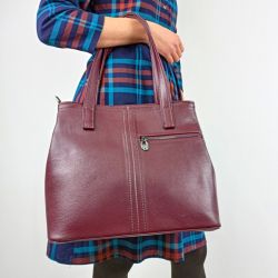 Женская сумка 35381 бордовая1