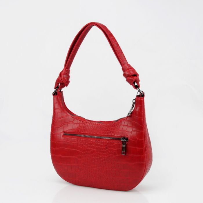 Женская сумка - багет МІС 36136 красная