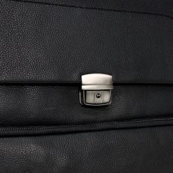 Чоловічий шкіряний портфель 4560 чорний