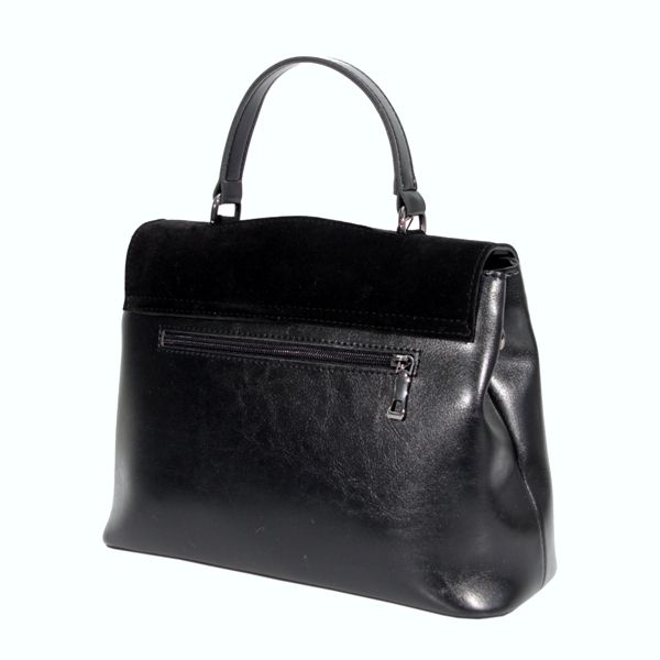 Жіноча сумка замшева МІС 0759 чорна