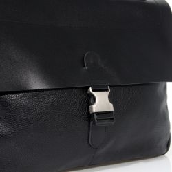 Мужской кожаный портфель 4634 черный