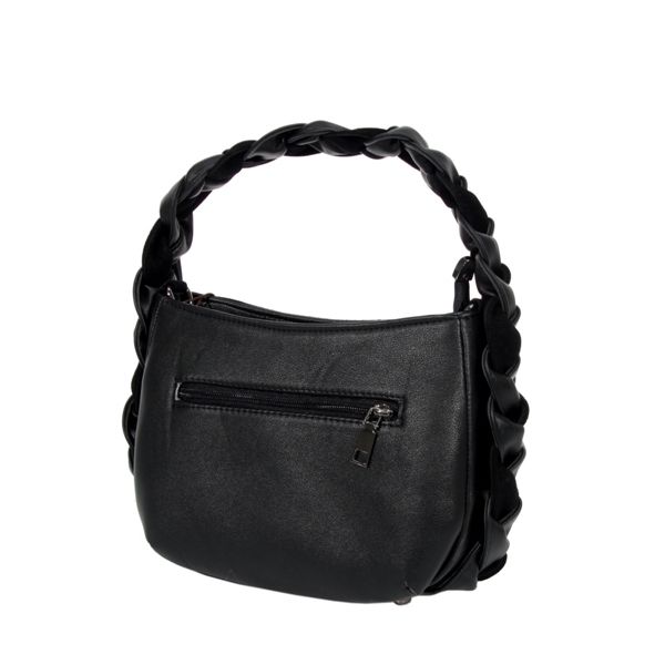 Женская замшевая сумка МІС 0761 черная