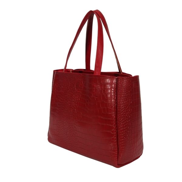 Женская сумка МІС 35458 красная с тиснением