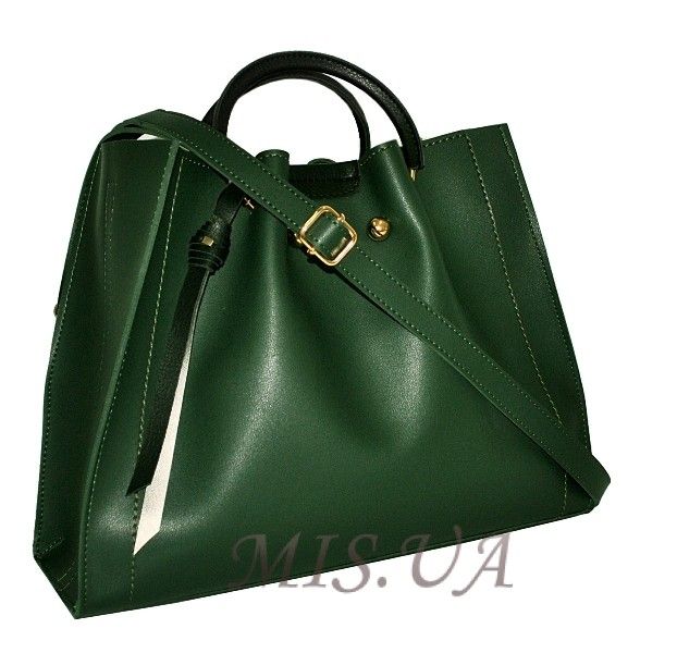 Женская сумка 35595 темно-зеленая