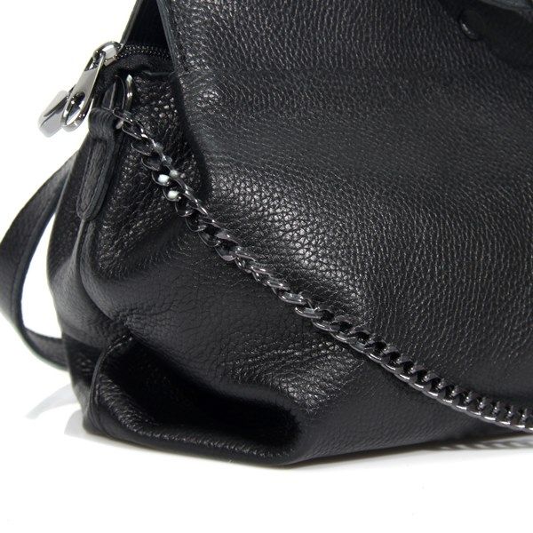 Женская кожаная сумка МІС 2664 черная