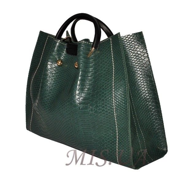 Жіноча сумка 35595-3 зелена з принтом
