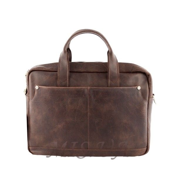 Мужской портфель кожаный Vesson 4534 коричневой