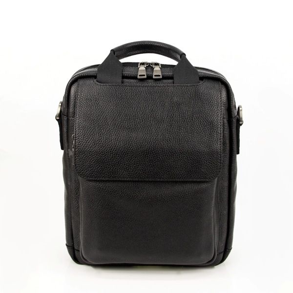 Чоловіча шкіряна сумка-портфель 4620 чорна