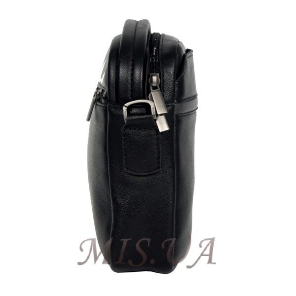 Мужская кожаная сумка Vesson 4608 черная