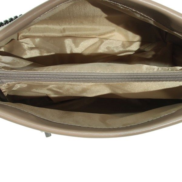 Женская кожаная сумка МІС 82664 капучино