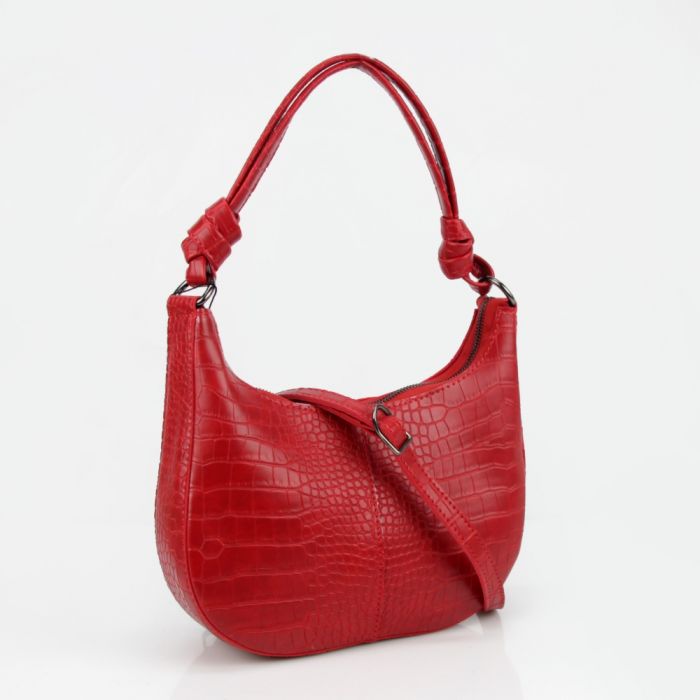 Жіноча сумка - багет МІС 36136 червона