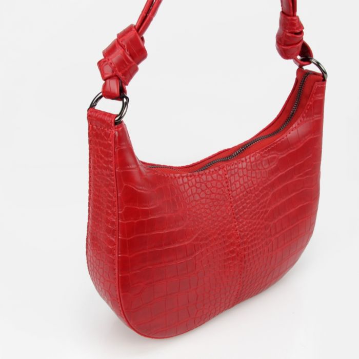 Женская сумка - багет МІС 36136 красная