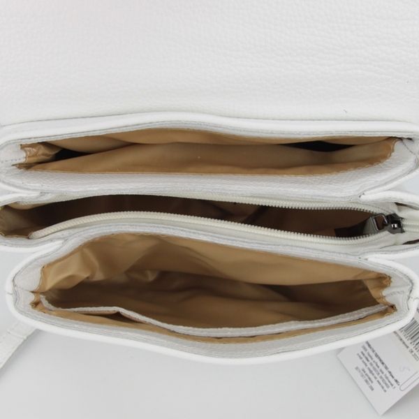 Женская кожаная сумка MIC 2715 белая