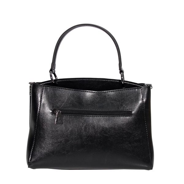 Женская замшевая сумка МІС 0755 черная