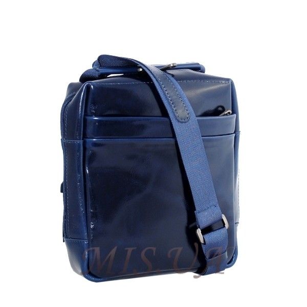 Мужская кожаная сумка Vesson 4579 синяя