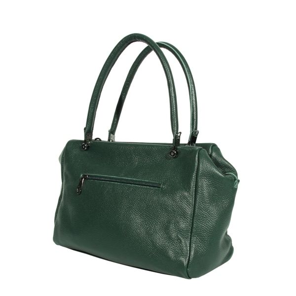 Жіноча шкіряна сумка МІС 2678 зелена