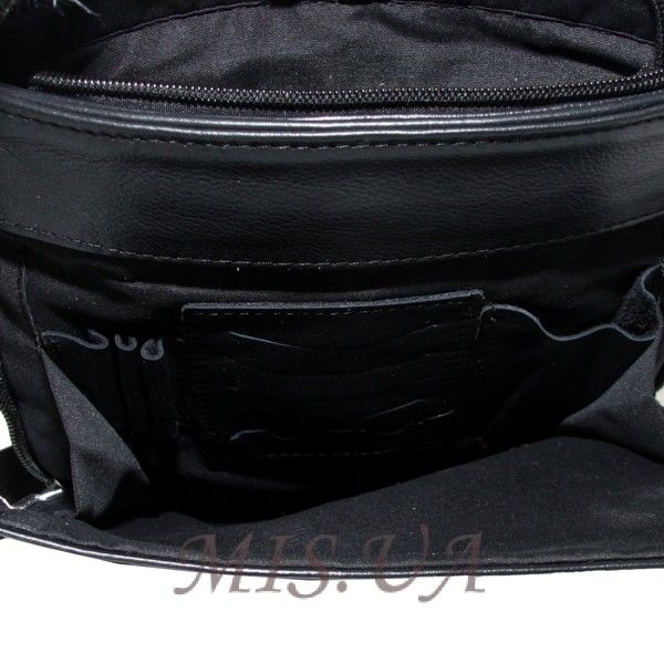 Мужская кожаная сумка Vesson 4126 черная
