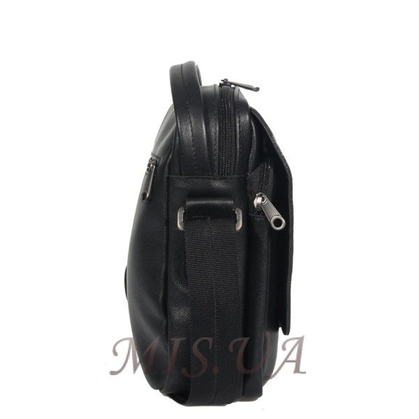 Мужская кожаная сумка Vesson 4606 черная