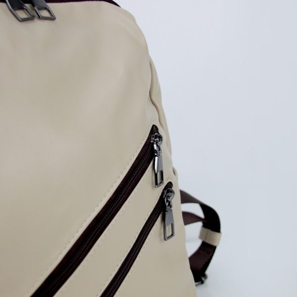 Жіночий рюкзак міський МІС 36227 бежевий