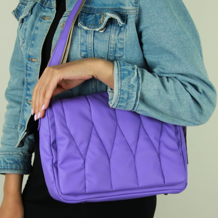 Женская сумка МІС 36124 фиолетовая