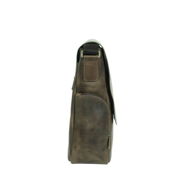 Мужская кожаная сумка Vesson 4623 коричневая