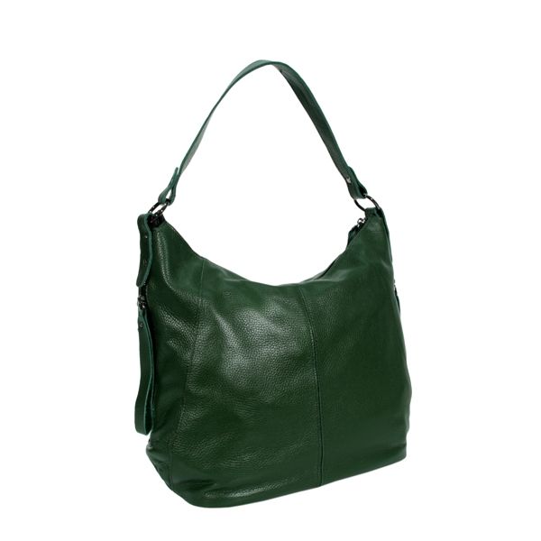 Жіноча шкіряна сумка МІС 2711 зелена