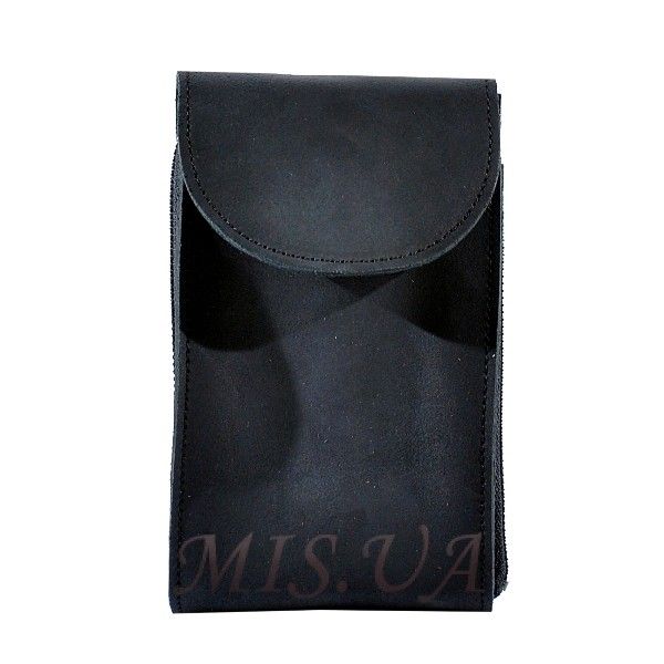 Чоловіча шкіряна сумка Vesson 4555 чорна