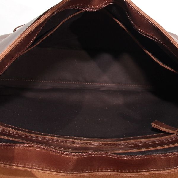 Мужской кожаный портфель-папка 4701 рыжий