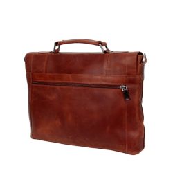 Мужской кожаный портфель Vesson 4635 рыжий