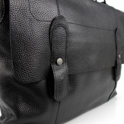 Чоловічий шкіряний портфель Vesson 4635 чорний