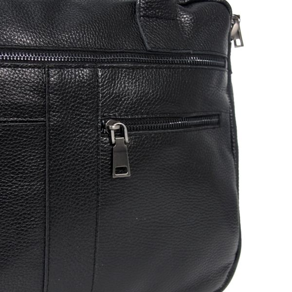Мужской кожаный портфель 4656 черный