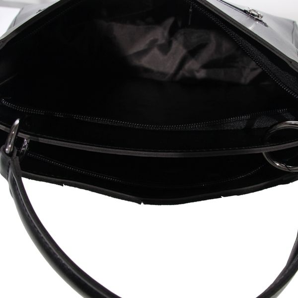 Женская замшевая сумка МІС 0755 черная