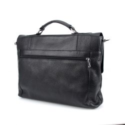 Чоловічий шкіряний портфель Vesson 4635 чорний