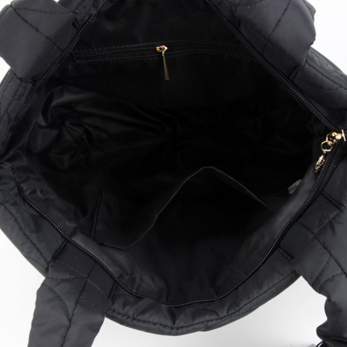 Жіноча текстильна сумка МІС 36212 чорна