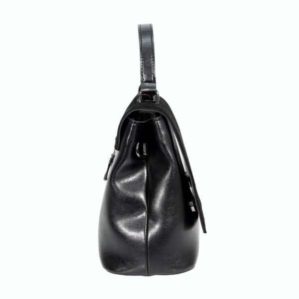 Жіноча сумка замшева МІС 0759 чорна