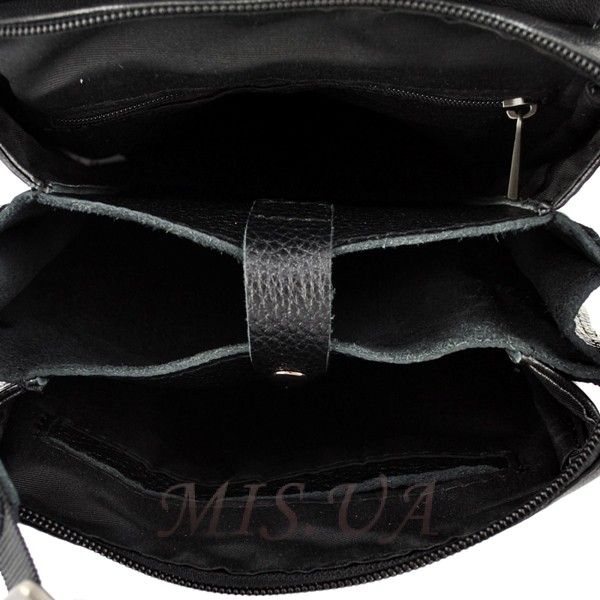Мужская сумка из натуральной кожи Vesson 4532 черная