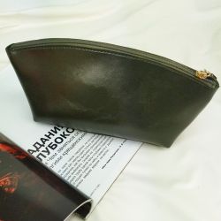 Косметичка женская большая 303 зеленая