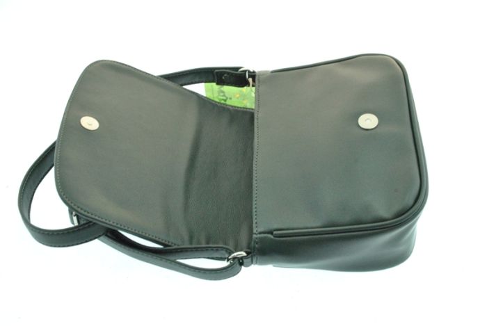 Женская сумка через плечо 35133 темно-зеленая