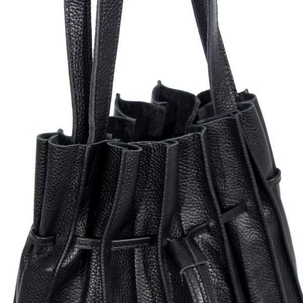 Жіноча шкіряна сумка МІС 2706 чорна