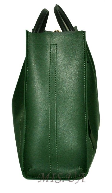 Жіноча сумка 35595 темно-зелена
