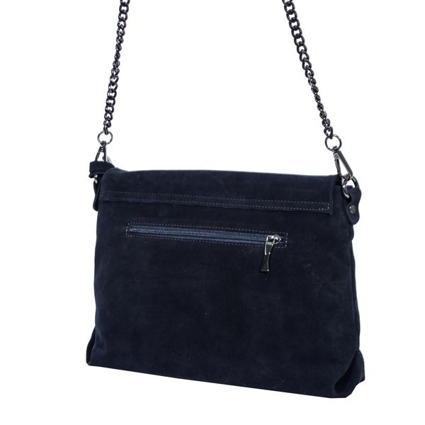 Женская замшевая сумка МІС 2649 синяя