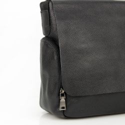 Мужской кожаный портфель 4622 черный