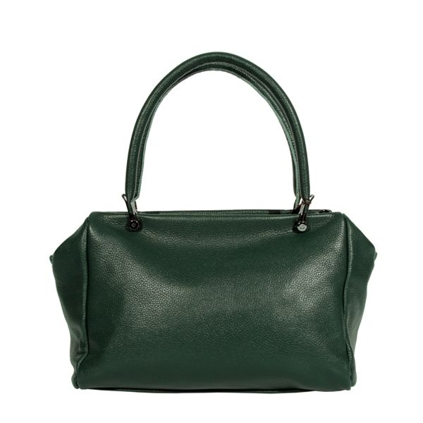 Жіноча шкіряна сумка МІС 2678 зелена