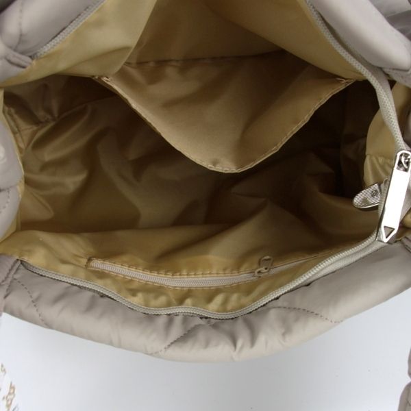 Женская текстильная сумка МІС 36213 бежевая