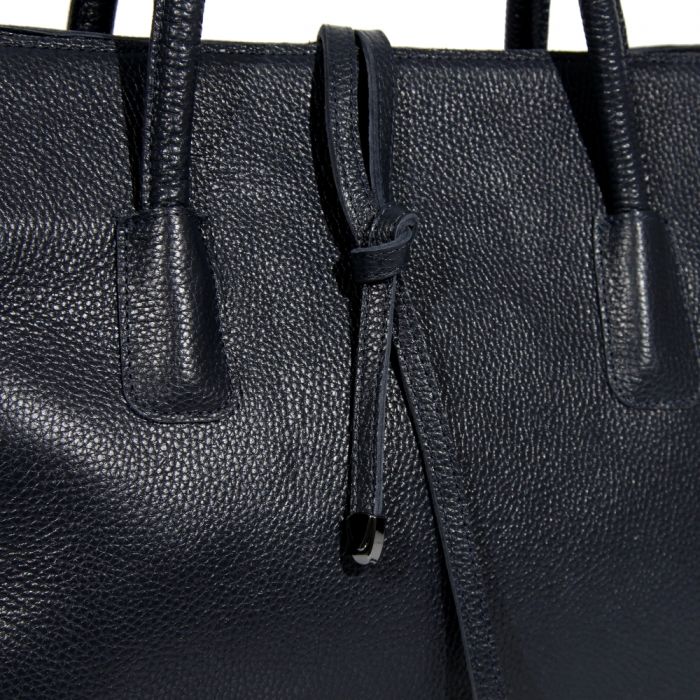 Жіноча шкіряна сумка МІС 2641 синя1