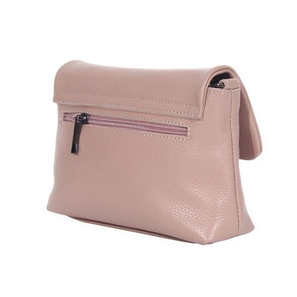 Женская кожаная сумка МІС 2674 розовая
