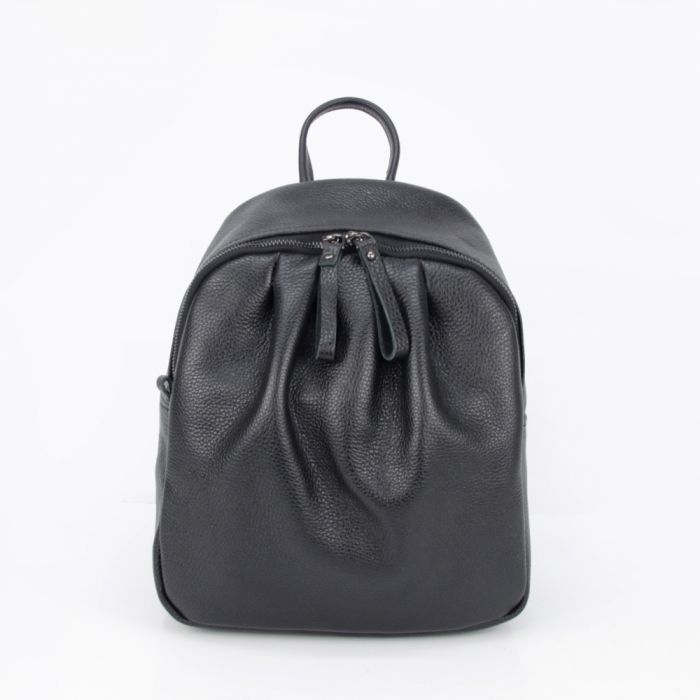 Жіночий шкіряний рюкзак МІС 2772 черный