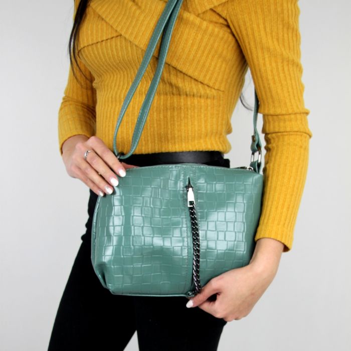 Женская сумка МІС 36053 зеленая