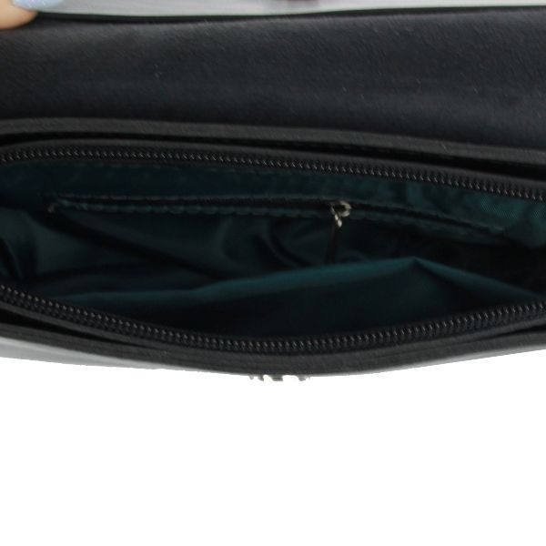 Женская сумка МIС 36017 черная гладкая